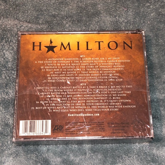 Hamilton Musical Original Soundtrack - Picture 2 of 2